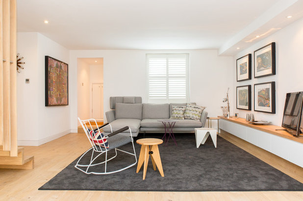 Scandinavian Family & Games Room by Martyn Clarke Architecture